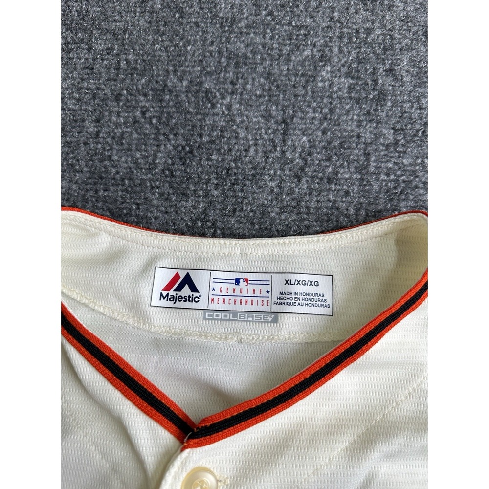 Mens Majestic San Francisco Giants MLB Cool Base Baseball Jersey, Size XL - Picture 4 of 10